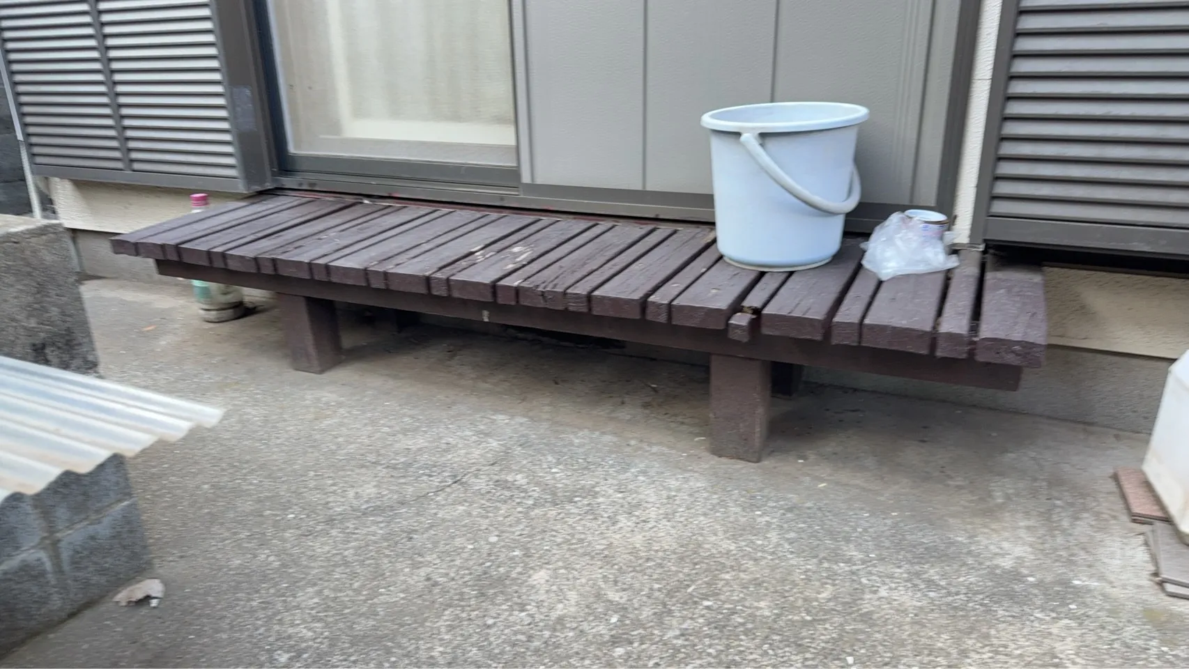 濡れ縁やりかえ工事